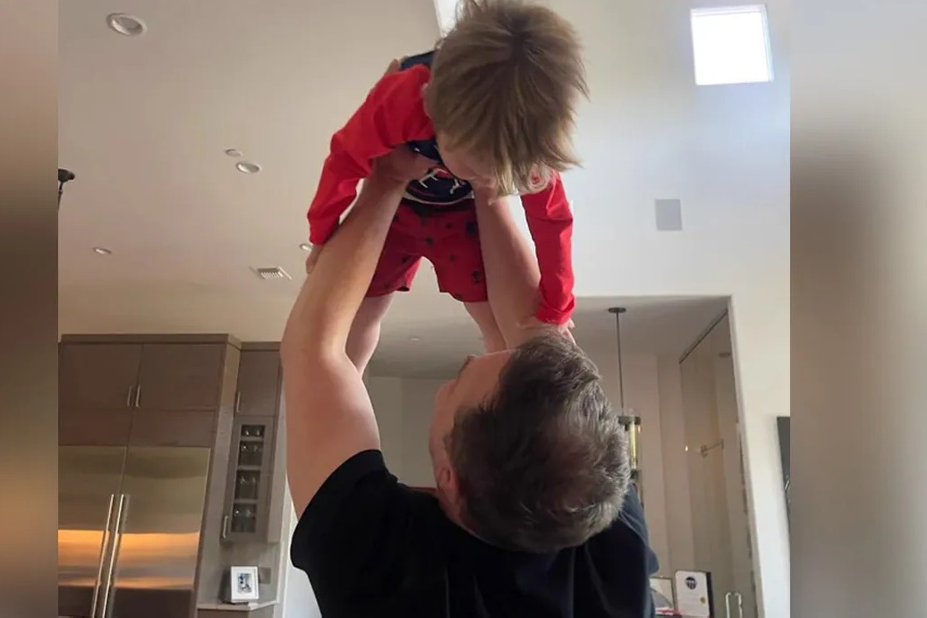 Elon Musk Shares Adorable Pic With His Son