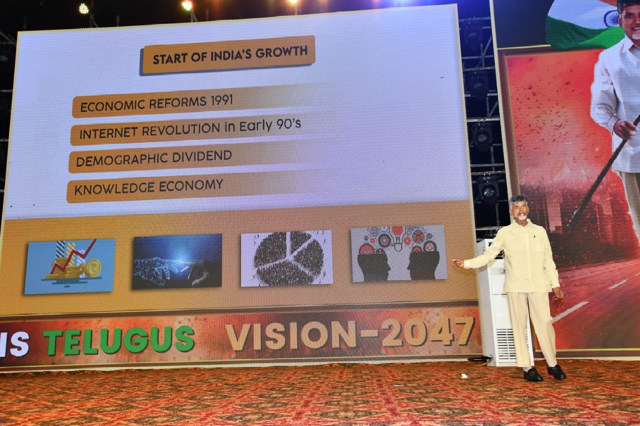 These are the 5 strategies by Chandrababu vision document 2047