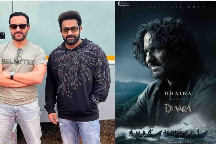 Junior NTR shares Saif Ali Khan first look in Devara Movie