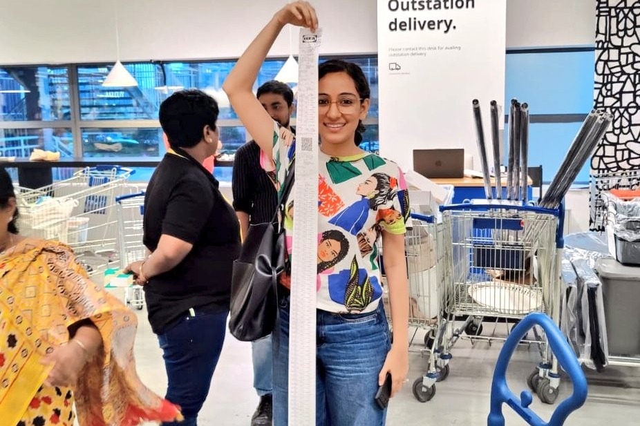 Womans visit to IKEA Hyderabad to buy a lamp turns into an unexpected shopping spree