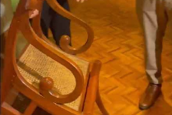 Chair which is more than 130 years Old Can be used as Steps