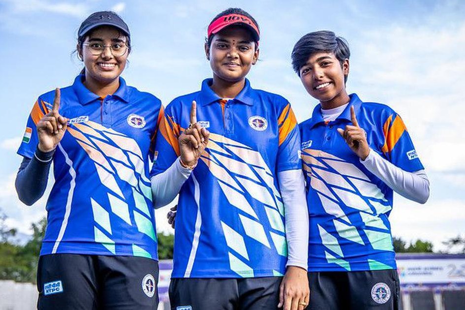 India win gold medal in Compound Women Team event of Archery World Cup Stage 4 