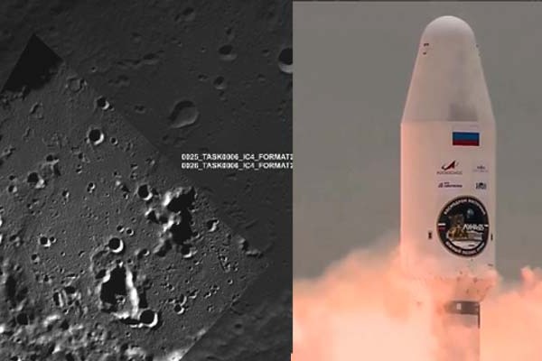 russian luna 25 crashed on the lunar surface