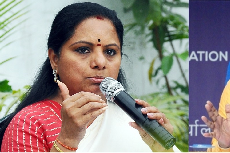 Kishan Reddy attacks BRS over fielding only 6 women, Kavitha hits back