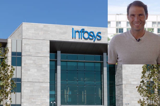 Rafael Nadal join hands with Infosys 
