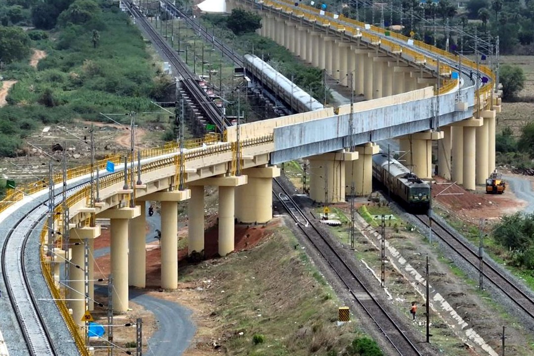 Longest rail over bridge built between Gudur and Manubolu