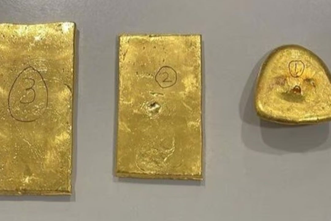 Vijayawada customs seized about Rs 6 cr smuggled gold and foreign currency
