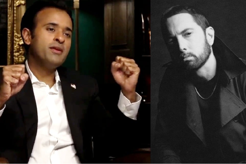 Eminem tells Vivek Ramaswamy to 'stop rapping his songs'