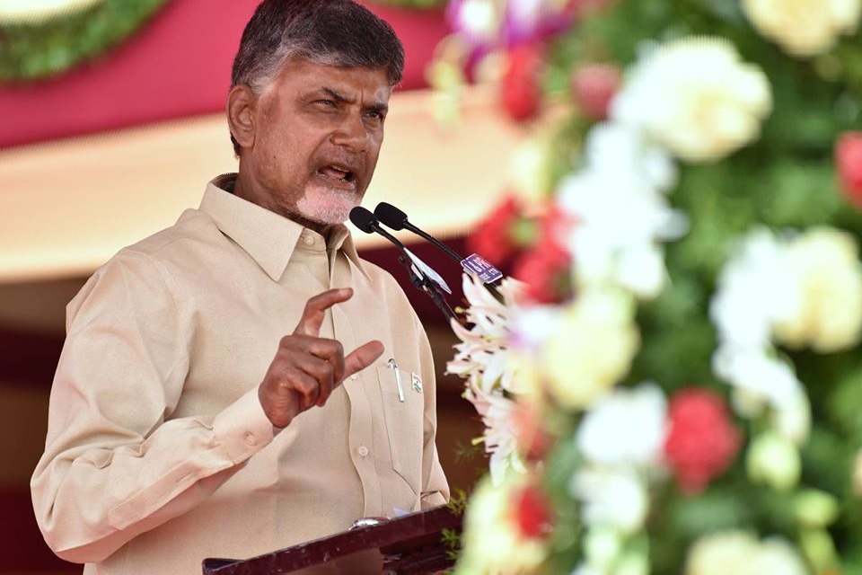 Chandrababu said if TDP will open the gates YCP turns yellow