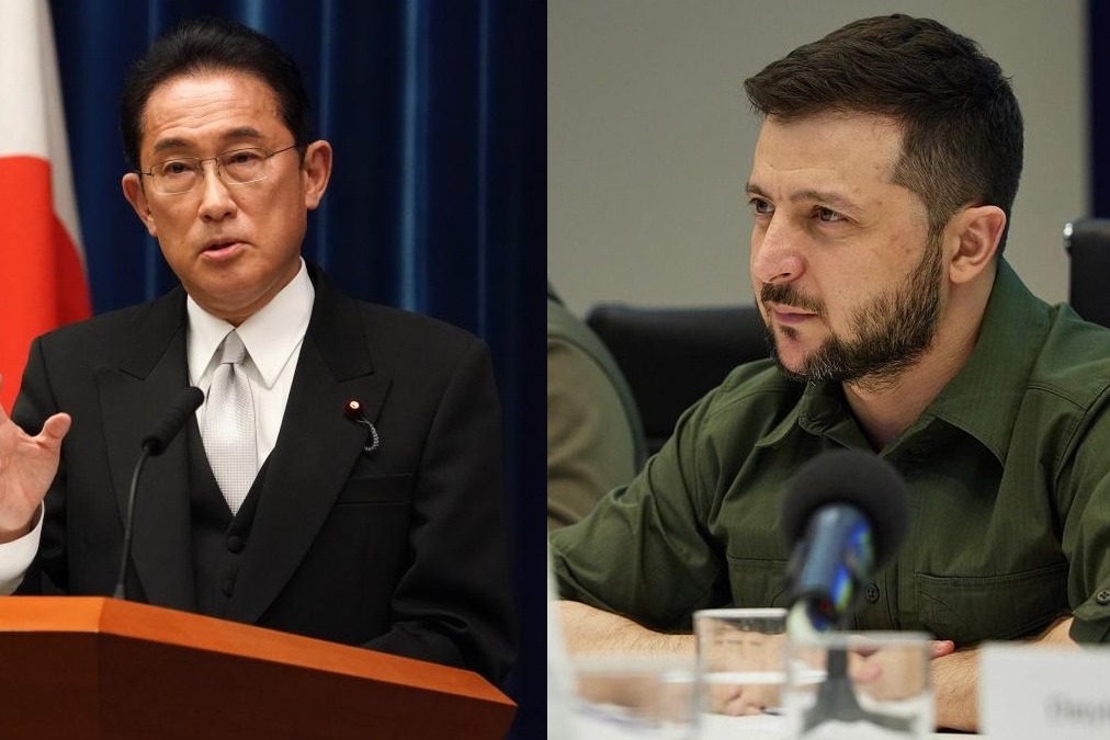 Zelensky, Kishida discuss security guarantees over phone