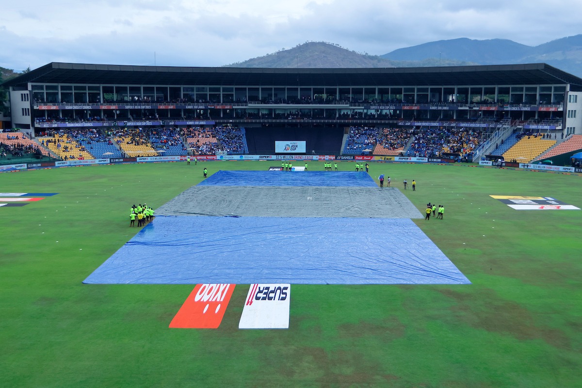 Rain stops India and Pakistan match again in Asia Cup