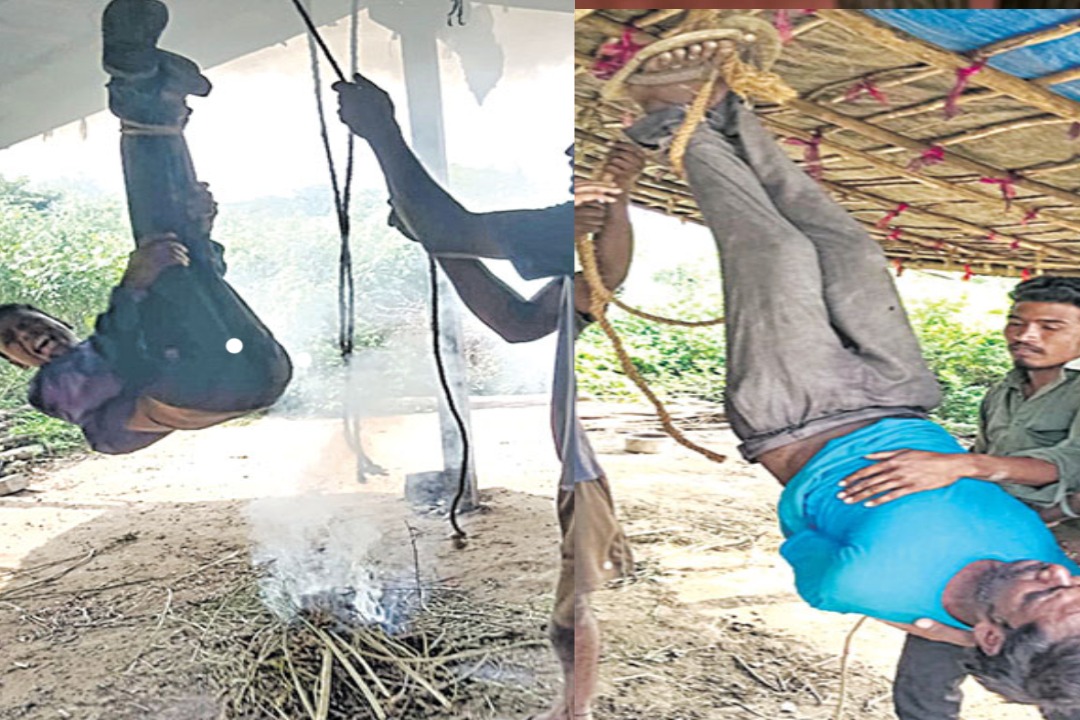 Telangana youth hanged upside down for allegedly stealing goat