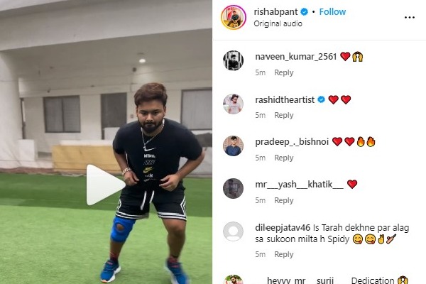 Rishabh Pant does high intensity workout in NCA