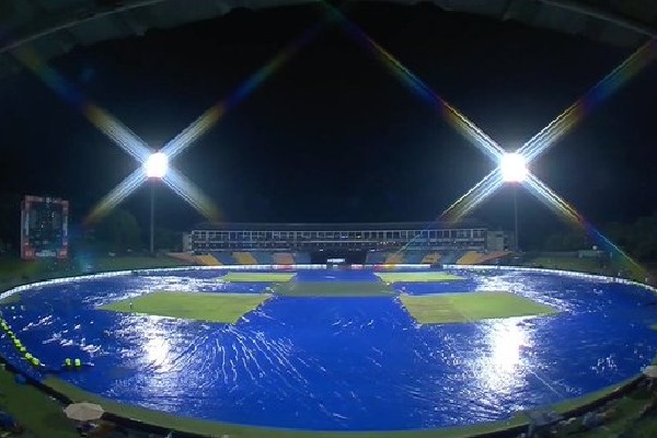 Rain interrupts Team India chasing in Asia Cup league match