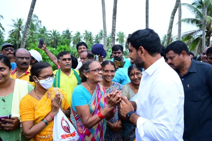 TDP naralokesh yuvagalam padayatra in Bhimavaram constituency 