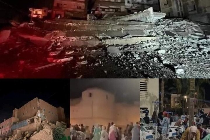 Video shows the moment earthquake hit Morocco killing over 630 people