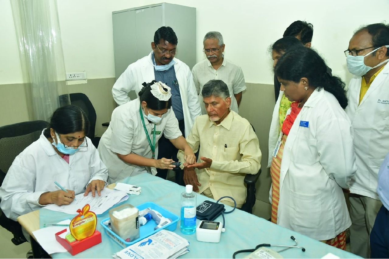 Medical tests for Chandrababu