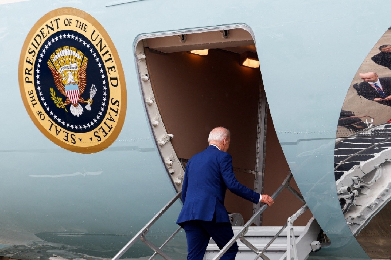 US President Joe Biden Leaves Delhi After Attending G20 Summit
