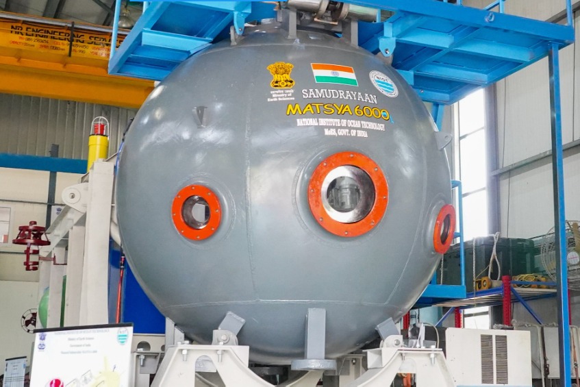 Union Minister Shares Pics Of Matsya 6000 Indias Deep Sea Submersible