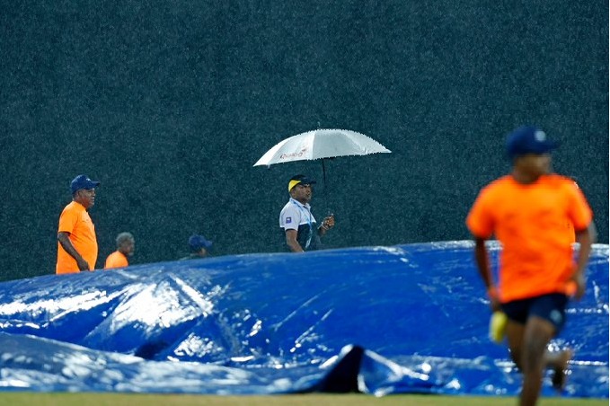 Rain stops Team India batting