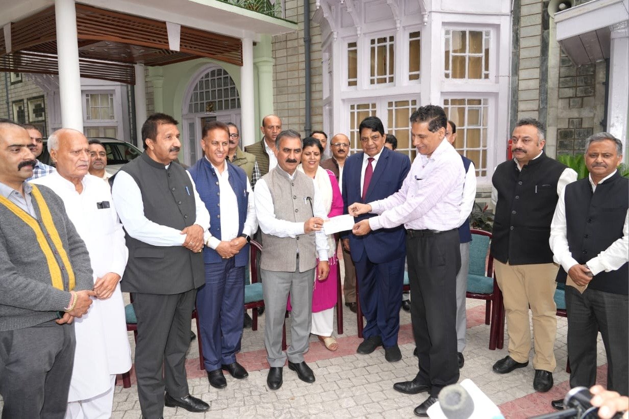 Himachal Pradesh CM donates his entire savings to flood hit people in the state