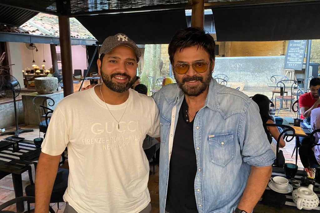 Actor Venkatesh cheers for Team India for Asia Cup finals