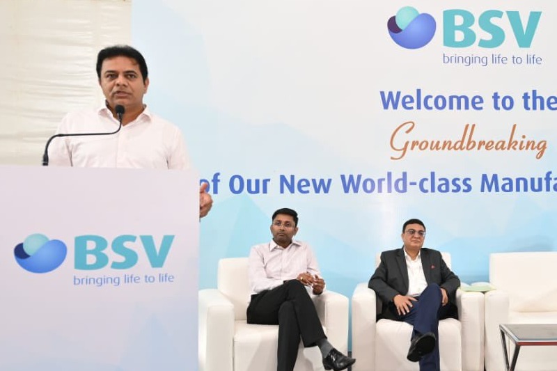  KTR welcomes BSV Global  to the Vaccine Capital of the World Hyderabad