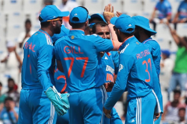 1st ODI: Mohammed Shami bags five-for as India bowl out Australia for 276