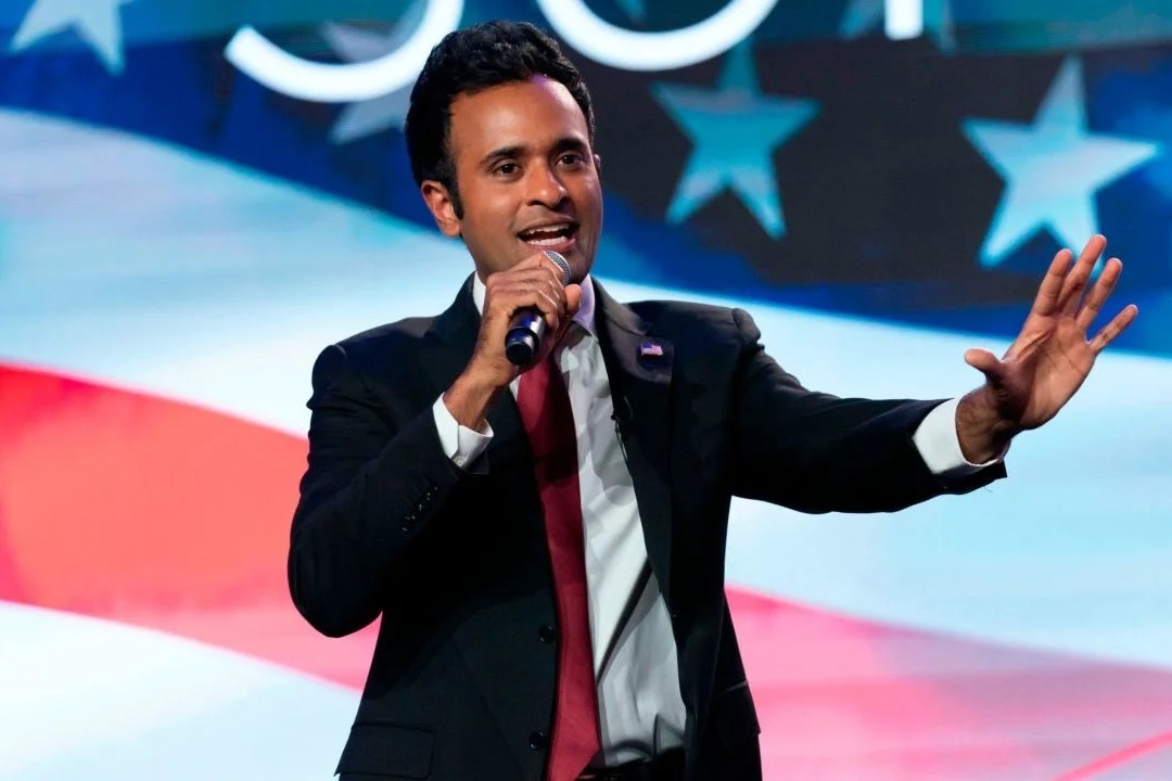 Vivek Ramaswamy now 2nd in Republican presidential race just behind Trump