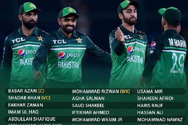 Pakistan Team announced for World Cup