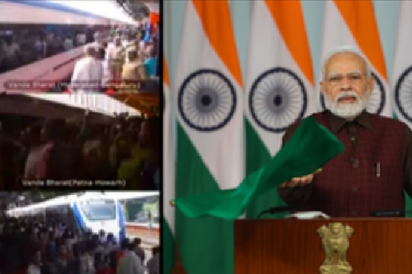 PM Modi launches 9 Vande Bharat trains, says stations to be developed in next 25 yrs to be called Amrit Bharat stations