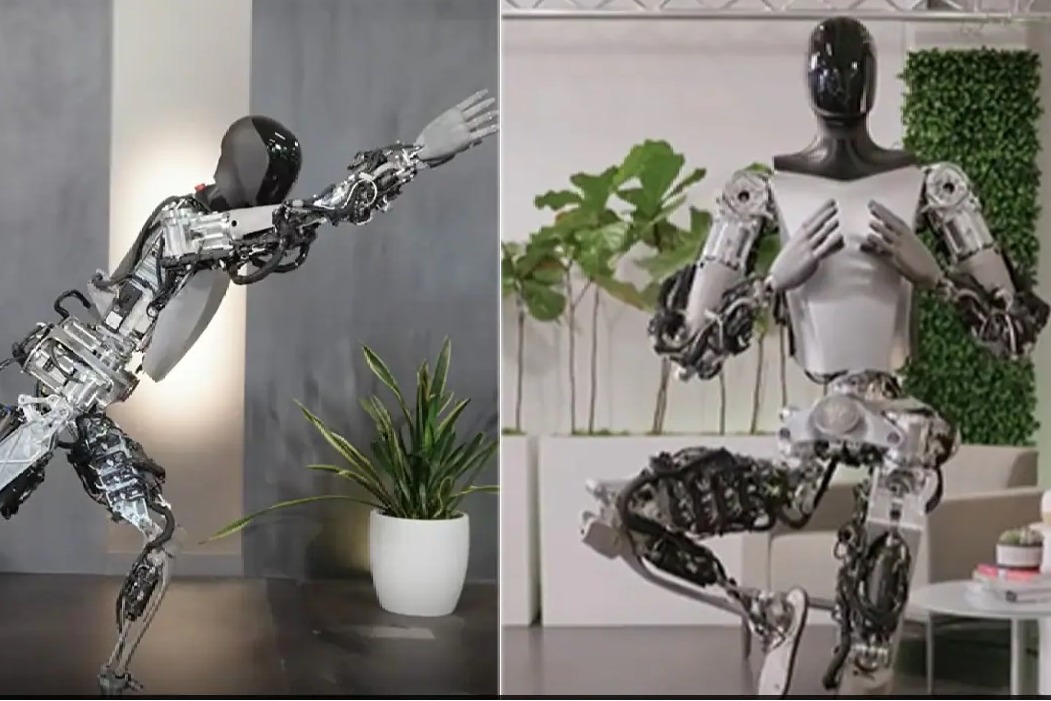 Musk showcases Tesla humanoid robot performing Yoga