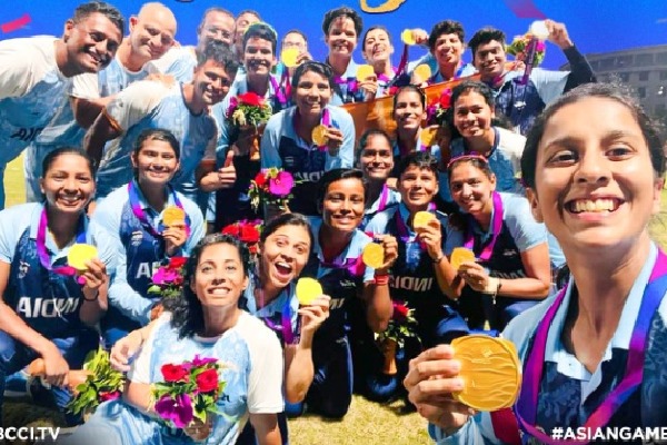 Indian women Cricket team wins gold medal in Asian Games