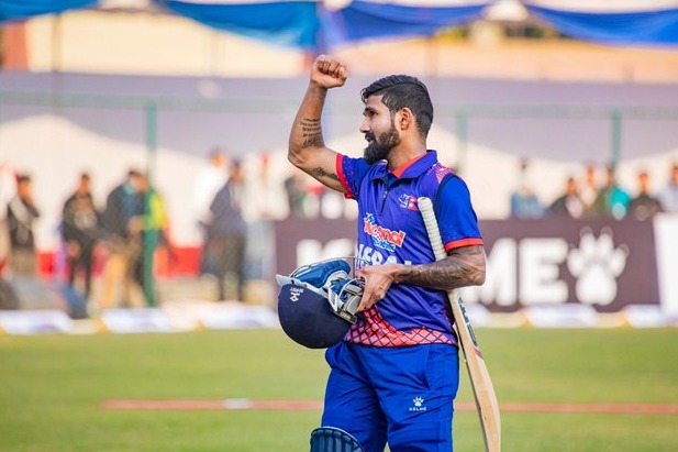 Nepal batsman Dipendra Singh Airee makes world fastest fifty by making 50 runs in 9 balls 