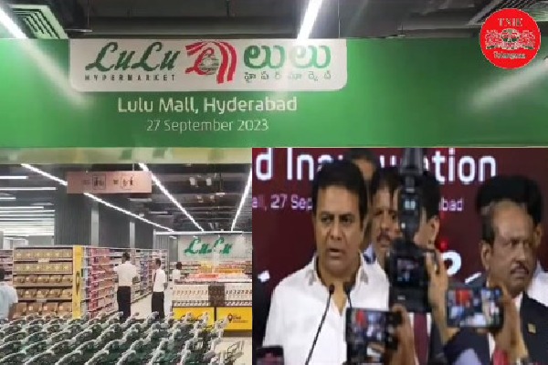 KTR inaugurates Lulu shopping mall in Hyderabad