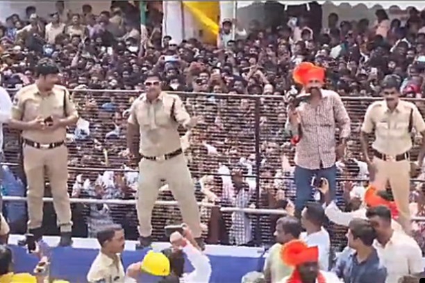 Hyderabad cops steal the limelight at Ganesh festivities