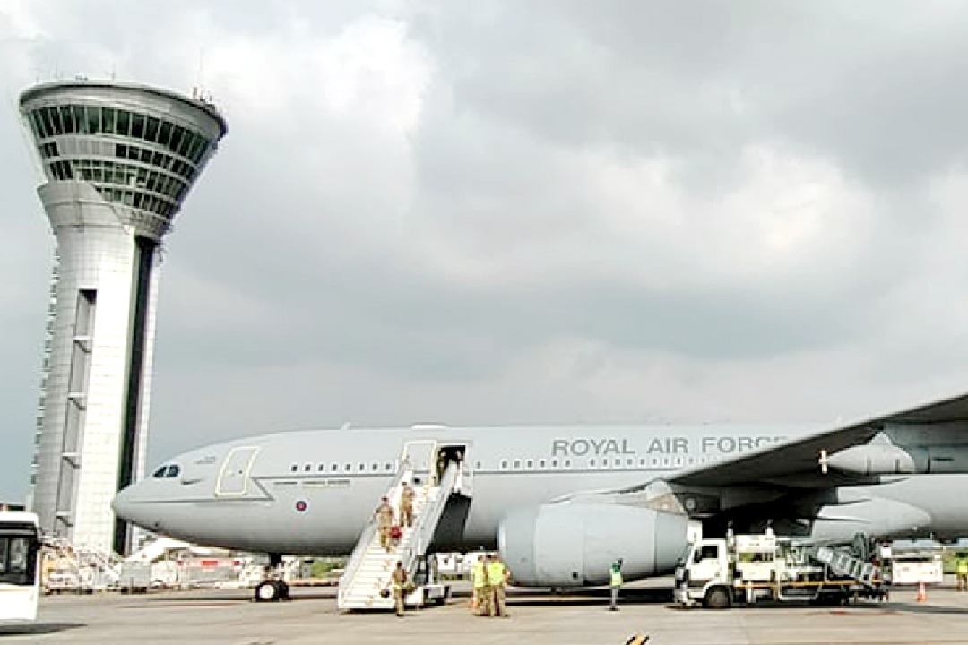 HYD Airport welcomes 4 Typhoon aircrafts and Airbus 330 MRTT
