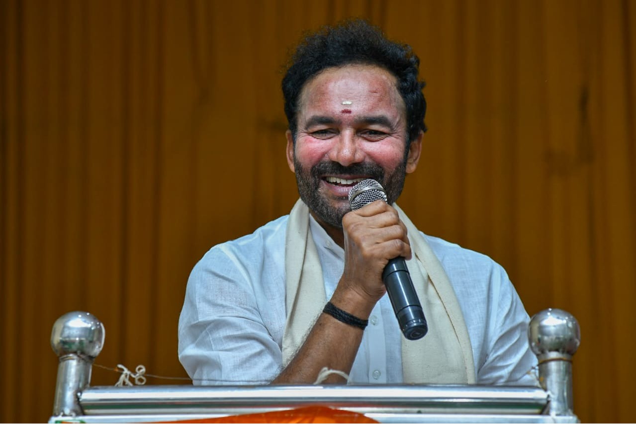Kishan Reddy comments on KTR and KCR