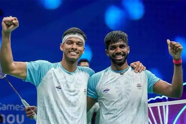 Satwik and Chirag creates history by wiinning first ever badminton gold for Indian in Asian Games