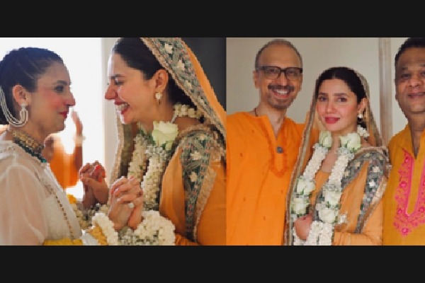 Mahira Khan shares fresh pictures from wedding festivities, dances to SRK’s ‘Maahi Ve’