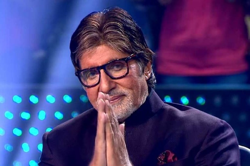 Amitabh Bachchan wipes tears as Chiranjeevi Vidya Balan Vicky Kaushal celebrate his birthday on KBC