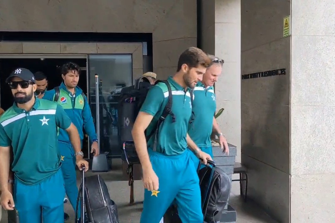 Pakistan team arrives Ahmedabad 