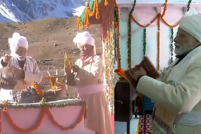 PM Narendra Modi performs pooja at Parvati Kund