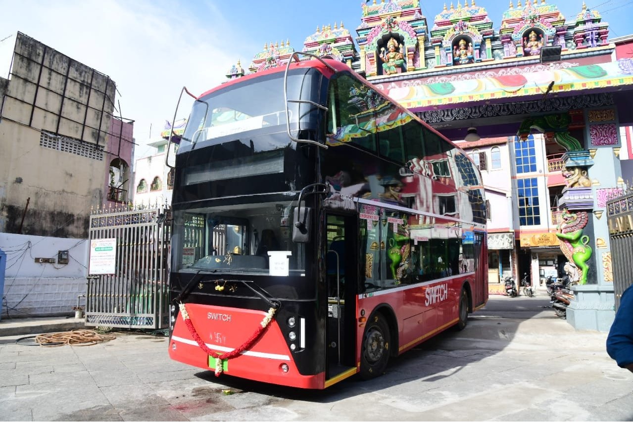 TTD Chairman Bhumana Karunakar Reddy launches Double Decker buses in Tirupati