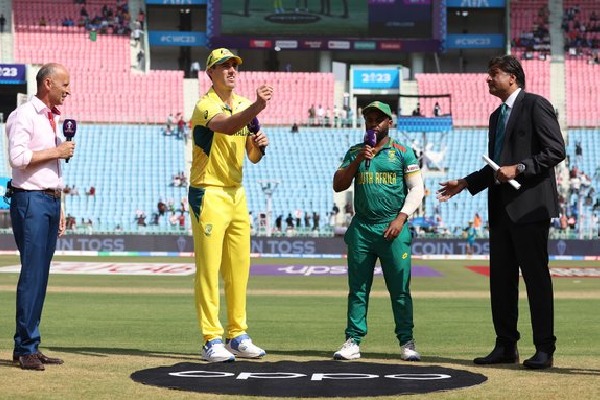 Aussies won the toss against South Africa