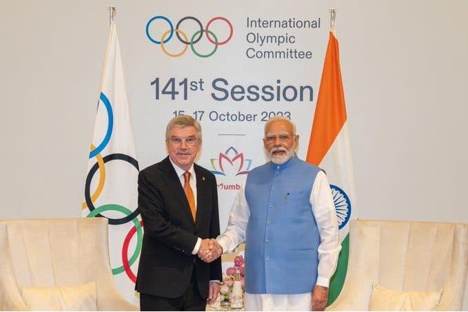 At inauguration of IOC session, PM Modi confirms India's desire to host 2036 Olympic Games