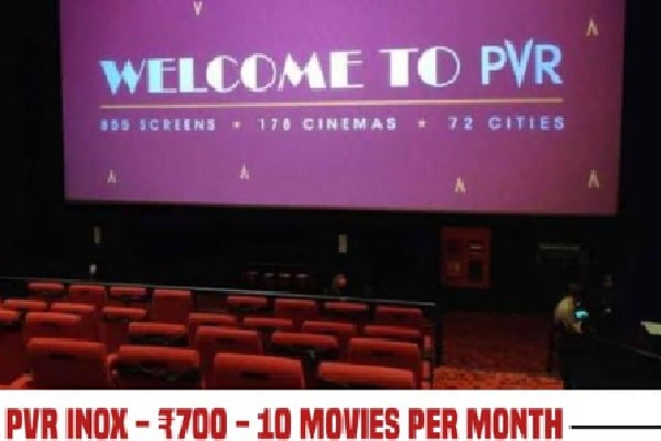 PVR INOX movie monthly pass from 16 october