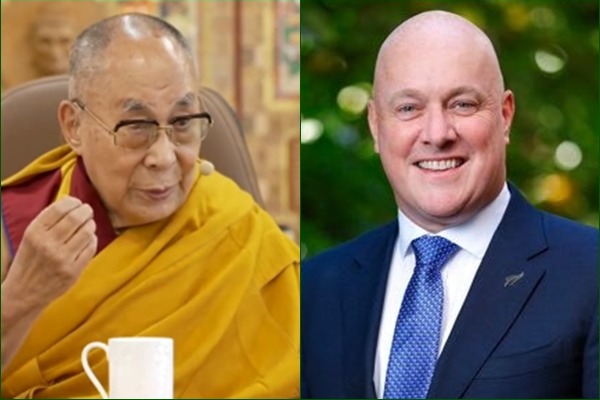 Dalai Lama greets New Zealand’s PM-elect