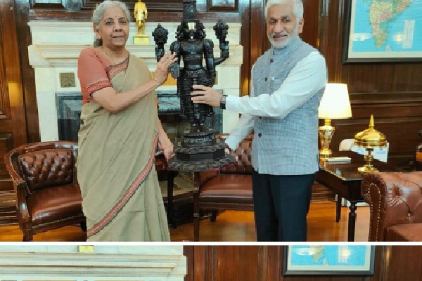 VijayaSaiReddy meets Nirmala Sitharaman