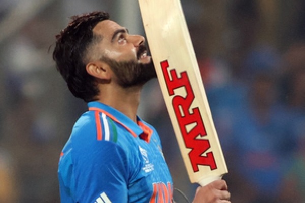 Men's ODI World Cup: Virat hits his 48th ODI hundred, first ODI World Cup century after 8 years